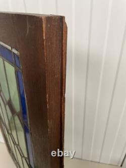 Beautiful Antique Stained Glass door panel (nr 1)