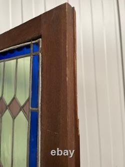 Beautiful Antique Stained Glass door panel (nr 1)