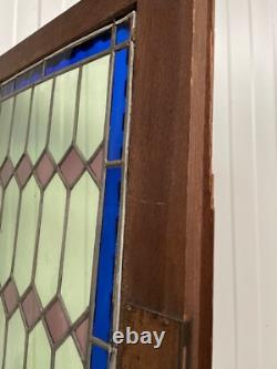 Beautiful Antique Stained Glass door panel (nr 1)