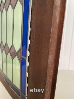 Beautiful Antique Stained Glass door panel (nr 1)