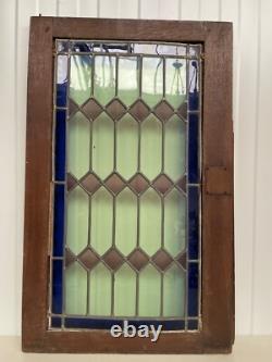 Beautiful Antique Stained Glass door panel (nr 1)
