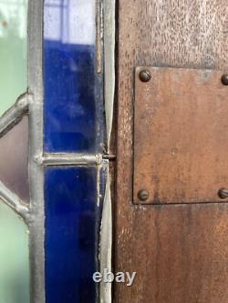 Beautiful Antique Stained Glass door panel (nr 1)