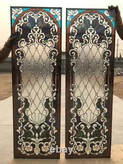 Beautiful Hand Made Stained Glass Door Panels Sgp1