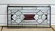 Beveled Glass panel stained glass Window Panel, 22x 11