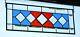 Beveled Stained Glass Panel, Window HMD-US-? 219 1/2x 7 1/2