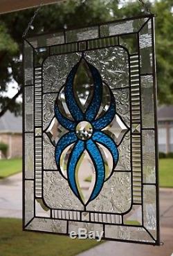 Beveled Stained Glass Window Panel