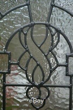 C17 Traditional leaded light stained glass window door panels made new your size