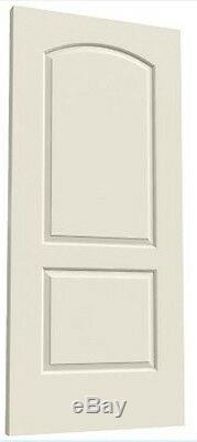 Caiman 2 Panel Arch Top Primed Solid Core Interior Molded Wood Composite Doors