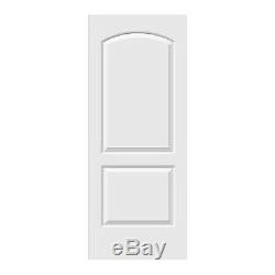 Caiman 2 Panel Arch Top Primed Solid Core Interior Molded Wood Composite Doors