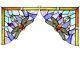 Capulina 1 Pair Dragonfly Stained Glass Panels Door Window Corner Tiffany Gla