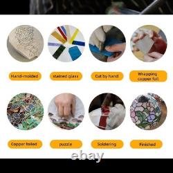 Cardinal Stained Glass Panel Tiffany Style Window Hanging