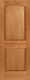 Cherry 2 Panel Arch Top Raised Panels Stain Grade Solid Core Interior Wood Doors