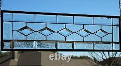 Clear Beveled Stained Glass Panel, Window HMD-US-? 28 5/8 X 8 5/8