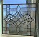 Clear Twist Stained Glass Window Panel Hanging- 22 1/2 X 20 1/2