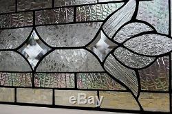 Clear Victorian Stained Glass Window Panel Clear Elegance