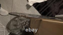 Collectors View a Rare, Modern, Handcrafted Clear Stain Glass Window Panel 21