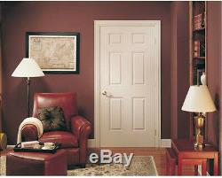 Colonist 6 Panel Raised Primed Solid Core Molded Wood Composite Doors Prehung