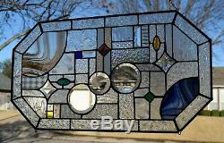 Contemporary Stained Glass Window Panel