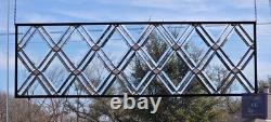 Contemporary stained glass hanging window panel diamoStained glass hanging panel