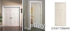 Craftsman 3 Panel Primed Smooth Solid Core Molded Wood Composite Interior Doors