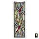 Design Toscano Window Panel Tiffany Style Dragonfly Hand Cut Stained Art Glass