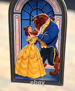 Disney's Beauty And The Beast 12 Stained Glass Panel Limited Ed. 2000 Piece