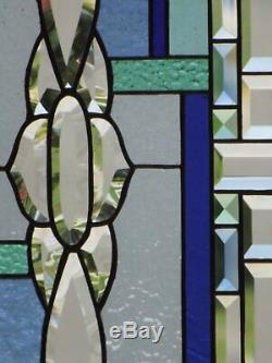 Dreamer Beveled Stained Glass Window Panel 24 x 16 1/2