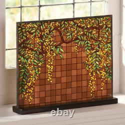 Ebros Frank Lloyd Wright D. D. Martin House Wisteria Wide Wall Panel 14