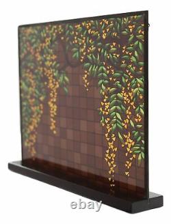 Ebros Frank Lloyd Wright D. D. Martin House Wisteria Wide Wall Panel 14