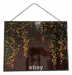 Ebros Frank Lloyd Wright D. D. Martin House Wisteria Wide Wall Panel 14