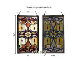 Elegant Stained Glass Window Panel, Privacy & Beauty