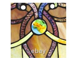 Elegant Stained Glass Window Panel, Privacy & Beauty