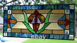 Elm St. Victorian Stained Glass Window Panel