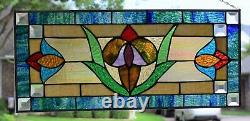 Elm St. Victorian Stained Glass Window Panel