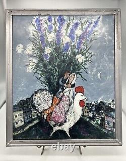 Estate Marc Chagall MFA Boston Wedding Couple White Rooster Stained Glass Window