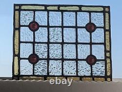 Exceptional Compact English Stained Glass Panel