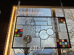 Facination Stained Glass Windows Panel Transom