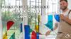 Final Stained Glass Tutorial Completing The 3 Panel Geometric Stained Glass Panel