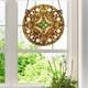 Fine Art Living Tree of Life Tiffany Style Stained Glass Window Panel KP12
