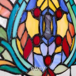 Fleur De Lis Stained Glass Pub Window Panel