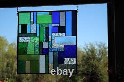 Flipside -Stained Glass Window Panel-20 1/2 x 19 1/2 HDMA-US