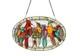 Flock of Birds Tiffany Style Stained Glass Window Panel Suncatcher