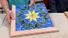 Framing A Stained Glass Panel With Zinc And Oak Framing Stock Facebooklive