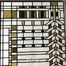 Frank Lloyd Wright Stained Glass Art Panel Martin House Buffalo New York Mission