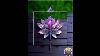 Galaxy Lotus Dragonfly Suncatcher Faux Stained Glass Acrylic Window Art