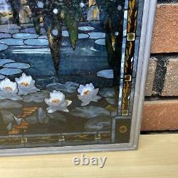 Glassmasters Lily Pond Jacques Gruber Stained Glass Panel Sun Catcher
