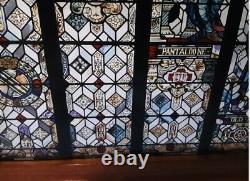 Glassmasters Stained Glass Tableau Panel Shakespeares Seven Ages Of Man
