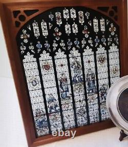 Glassmasters Stained Glass Tableau Panel Shakespeares Seven Ages Of Man