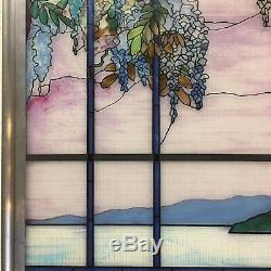 Glassmasters Tiffany Stained Glass Window Panel View Of Oyster Bay Lovely