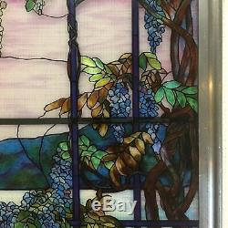 Glassmasters Tiffany Stained Glass Window Panel View Of Oyster Bay Lovely